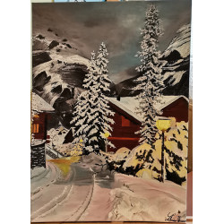 Večerný Lauterbrunnen